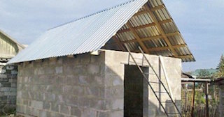 Строительство бани из пеноблоков в Климовске - цена от 133900 рублей
