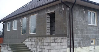 Фасад из газобетона для дома в Климовске - Строй-Клс, качественная отделка от 2060 руб.