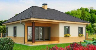 Строительство одноэтажных домов Климовск цена от 23690 руб. м2
