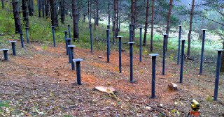 Свайный фундамент Климовск. Заказать под ключ цена от 2060 руб